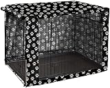 Pethiy Dog Crate Cover: Durable Polyester Universal Fit for 36 in Crates, Gray