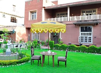 Amazon Com Lalhaveli Indian Elephant Design Square Patio Garden