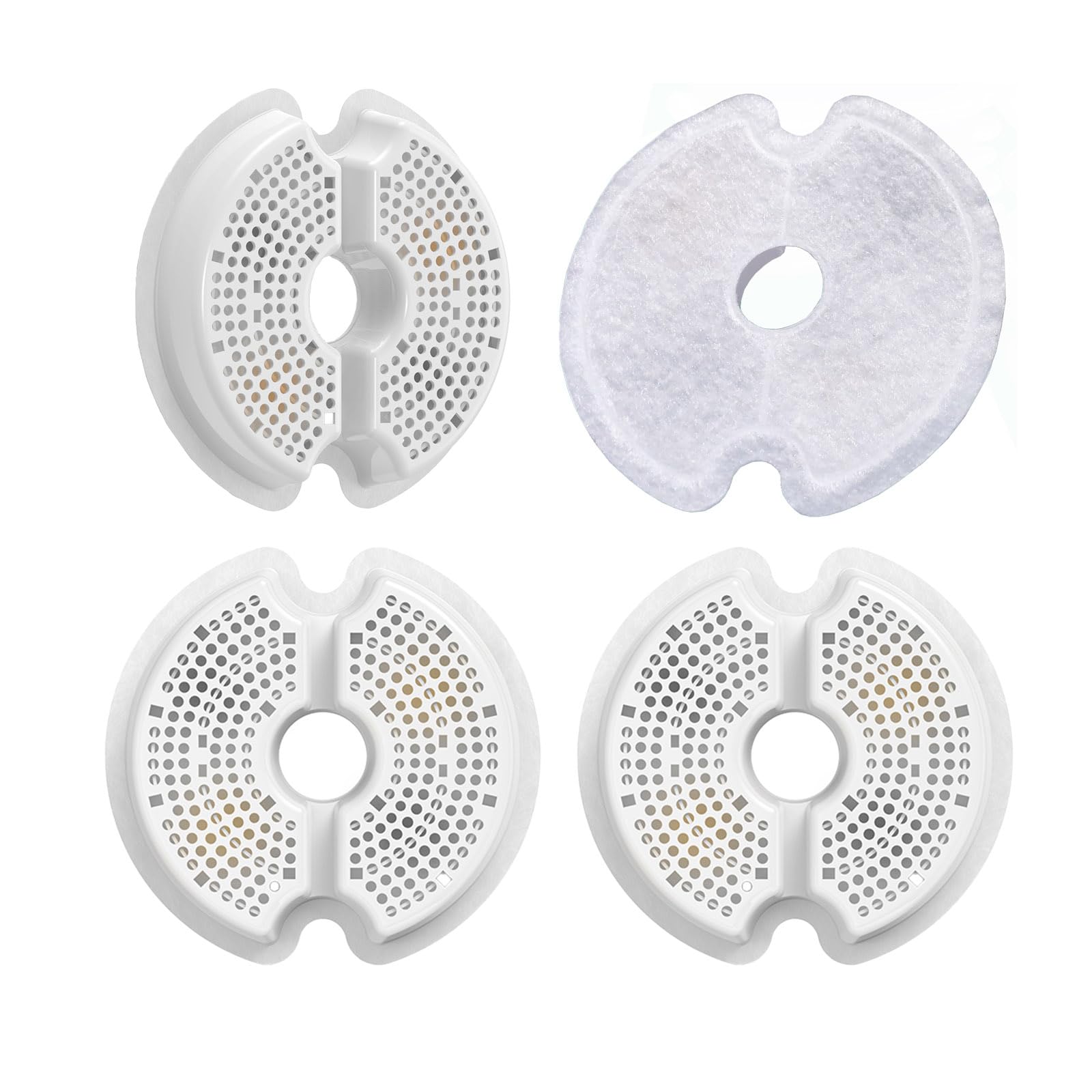Photo 1 of 4 Pack Filters for 67oz/2l Cat Water Fountain Filter replacement Compatible with AONBOY & iPettie & Wonder Creature Pet Fountain NEUCOMBBT
