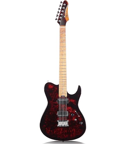 Amazon.com: ZUWEI Electric Guitar Reverse Headstock Solid-Body