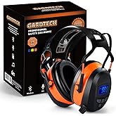 Gardtech Hearing Protection with Bluetooth, FM Radio Earmuffs, NRR 29dB Hearing Protection Headphones