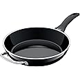 Silit 2110233152 Uncoated Professional with Flame Protection Silargan Functional Ceramic Frying Pan, Black, 28 cm