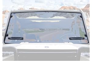 A & UTV PRO Front Full Windshield for 2017-2024 Polaris Ranger XP 1000 / XP 1000 Crew/Ranger 1000 900 XP Window Accessories, 