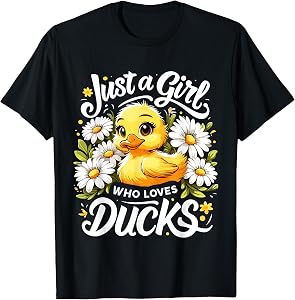 Duck Lover Just A Girl Who Loves Ducks T-Shirt