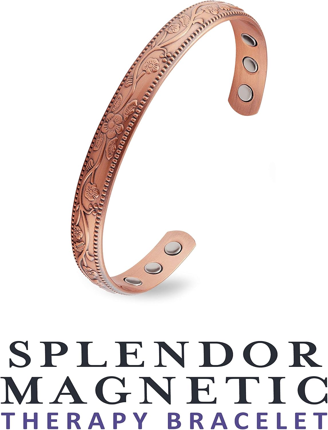 MAGNETJEWELRYSTORE Magnetic Therapy Copper Bracelet High Power Splendor: Health & Personal Care