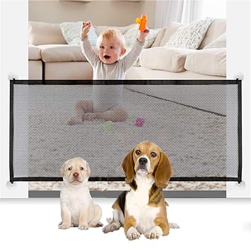 portable mesh pet gate