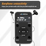 LEMEGA PR1L Pocket DAB Radio FM Radio 20 Presets LCD Display Light view 5