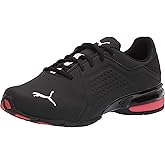 PUMA Men's VIZ RUNNER WIDE Sneaker, Puma Black-Puma White, 9.5