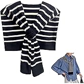 Yaximhozz Sweater Shawl Wraps for Women Fashion Knitted Shoulder Shawls Ponchos Casual Sweaters Scarf Cape Wraps with Sleeves