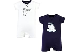 Touched by Nature baby-boys Organic Cotton Rompers