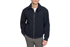 Dockers Mens Wool Blend Harrington BomberJacket