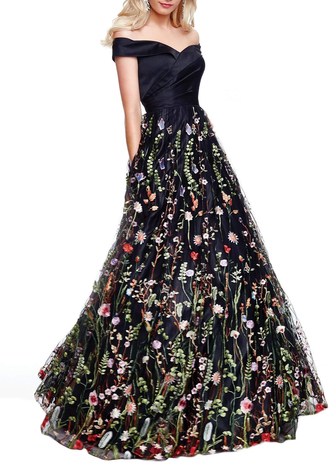 floral gowns formal