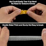 Sibba Double Sided Fabric Tape 0.59 in x 32.8 ft Heavy Duty Yellow view 3