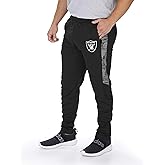 Zubaz NFL Mens Track Pant with Half Sides