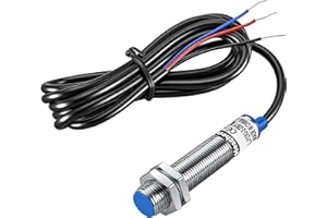 Heschen M12 Inductive Proximity Sensor Switch, Shield Type, LJ12A3-2-Z/BY, Detector 2mm, 10-30VDC 200mA, PNP Normally Open(NO