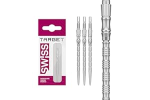 Target Darts Signature Swiss Point TRB | 3 Pack Set of Tips | 42MM – Silver | Change Dart Points, Swiss Point Technology, Pro