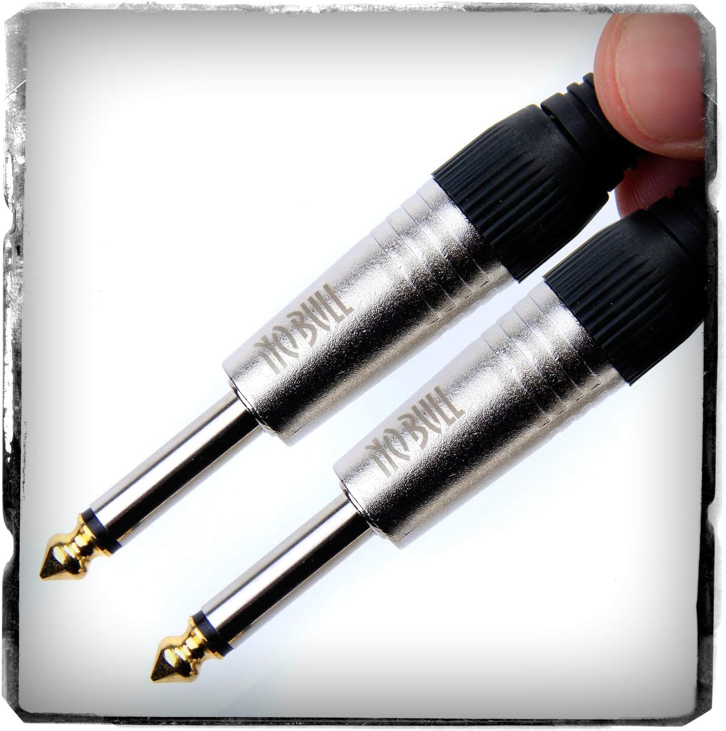 No Bull Premium Guitar/Instrument Cable (Black, 6ft / 2m, Straight Plugs) - Image 3