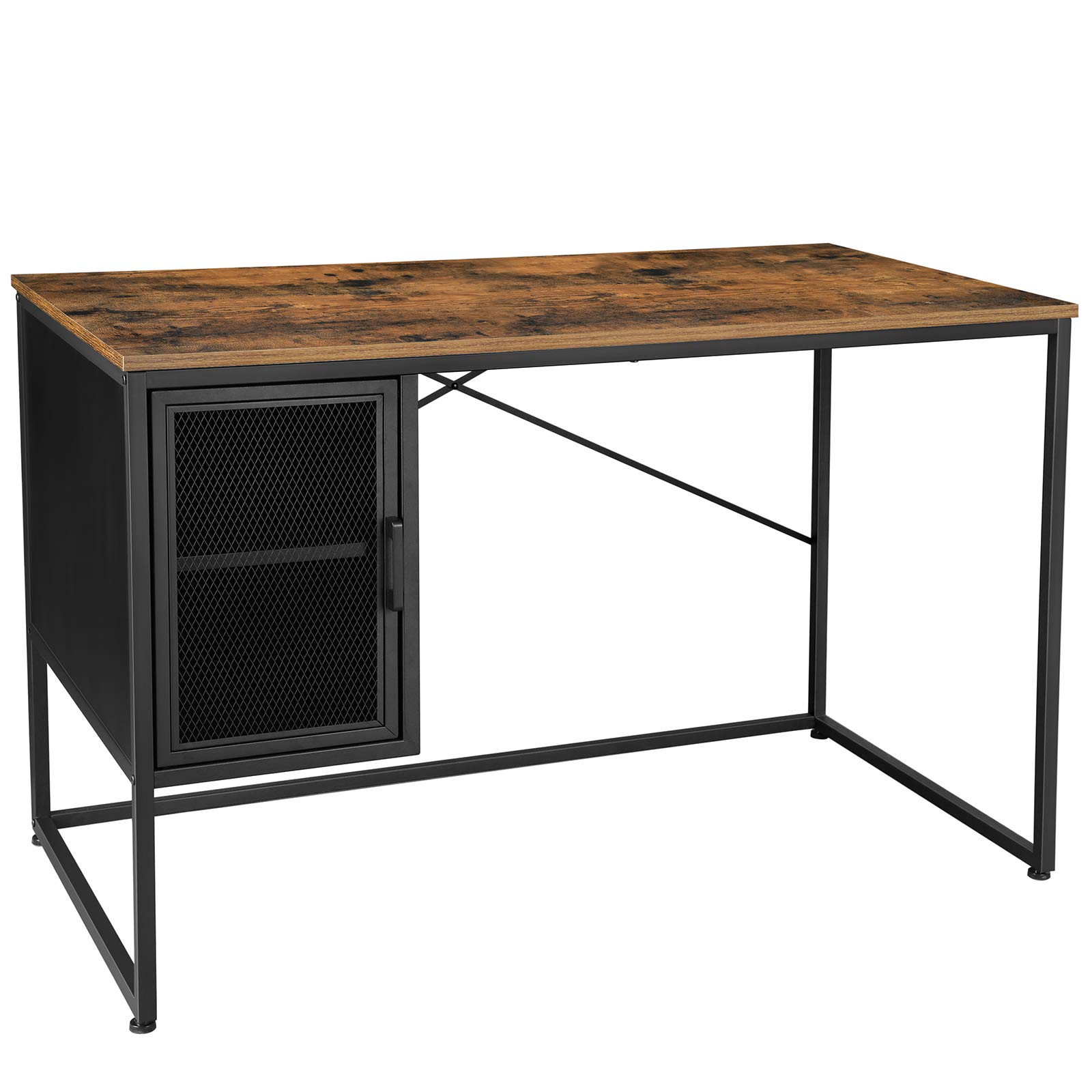 Buy VASAGLE Computer Desk, Writing Desk with Mesh Door and
