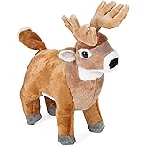 Wild Republic White Tail Buck Plush, Stuffed Animal, Plush Toy, Gifts for Kids, Cuddlekins 12 Inches