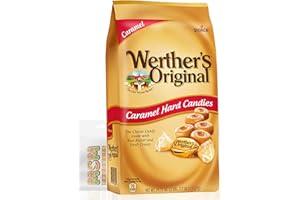 MSM Products- Werther's Original Hard candy -1 pack Caramel Candy Individually Wrapped- 2.47 pounds each–ideal for any occasion, (1)