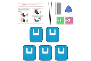 BATLABB 5-Pcs Ultra-Stick Pre-Cut Waterproof Screen Sticker Compatible with Apple Watch Series 4/5/6th 44mm