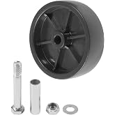 UNLRAE Trailer Jack Wheel,Car Accessories 1200LB 6 Inch Trailer Tongue Wheel,Nylon Hitch Wheels Automotive Replacement,Suitable for Most Cars,Motorcycles,Boat Trailers and Camping Trailers