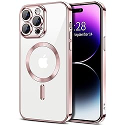Hython Magnetic Clear Case for iPhone 14 Pro Case