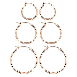 M MOOHAM Rose Gold Hoop