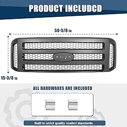 ECOTRIC New Front Grille Grill Compatible with 1999