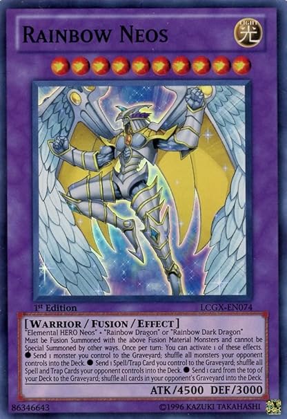 Yu Gi Oh Legendary Collection 2 Rainbow Neos Super Rare
