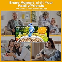 birdsnap® MON - Smart Bird Feeder with Camera, 2K