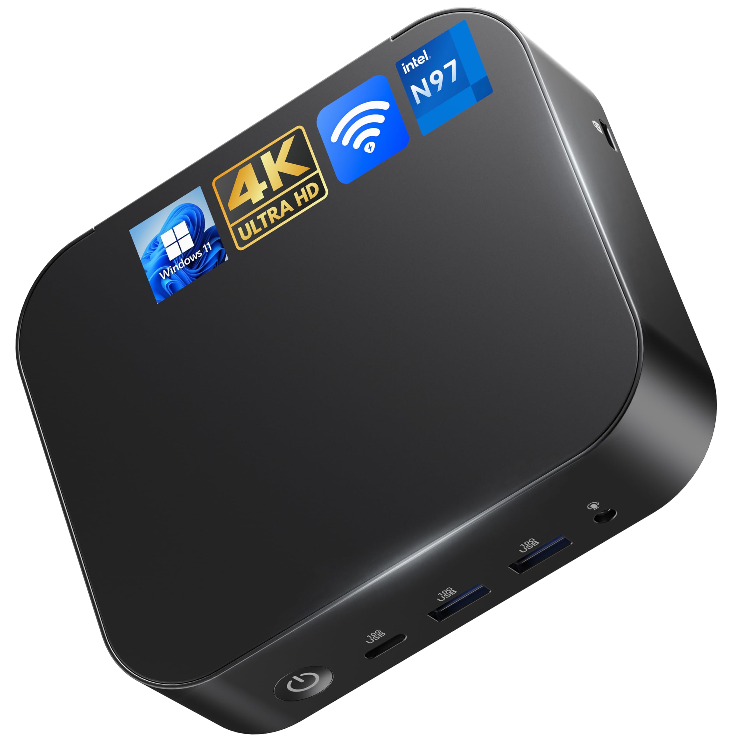 ASUS NUC 14 Essential Mini PC, Intel N97 Processor(4C/4T,Up to 3.6GHz)16GB DDR5 RAM & 512GB PCIe4 NVMe SSD Versatile Intel NUC Mini Computers, TypeC 3.2, 4K URD, BT5.3, WiFi6E, Win11 Pro preinstalled