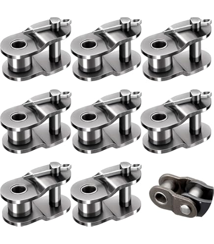 Uxcell 6Pcs #80 Chain Offset Half Link Roller, 1" Pitch