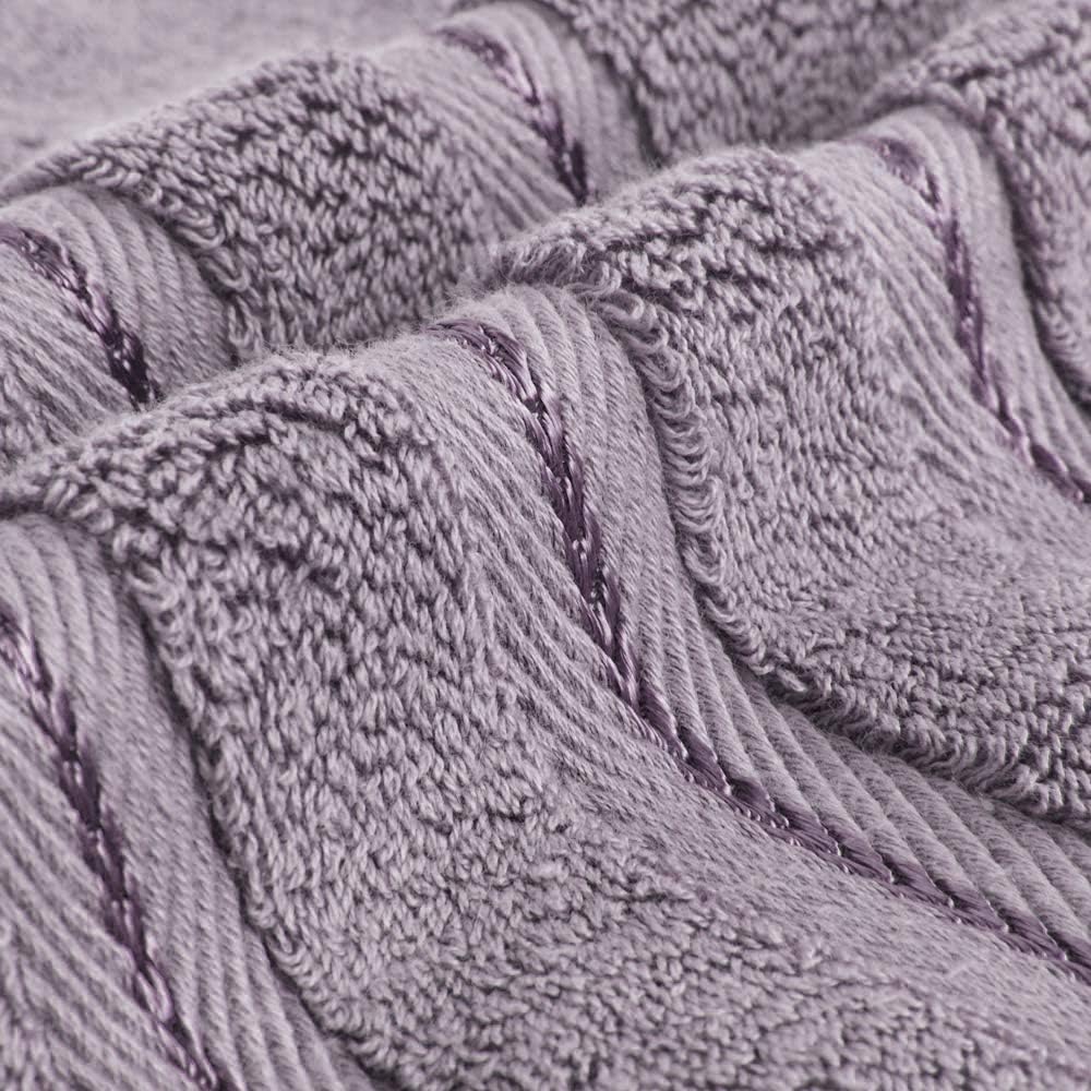 Luxury Turkish Towels Bathroom Sets Clearance 6 Piece Bath Towel Set  2 Bath Towels, 2 Hand Towels, 2 Washcloths, Super Soft Highly Absorbent Grey: Kitchen & Dining