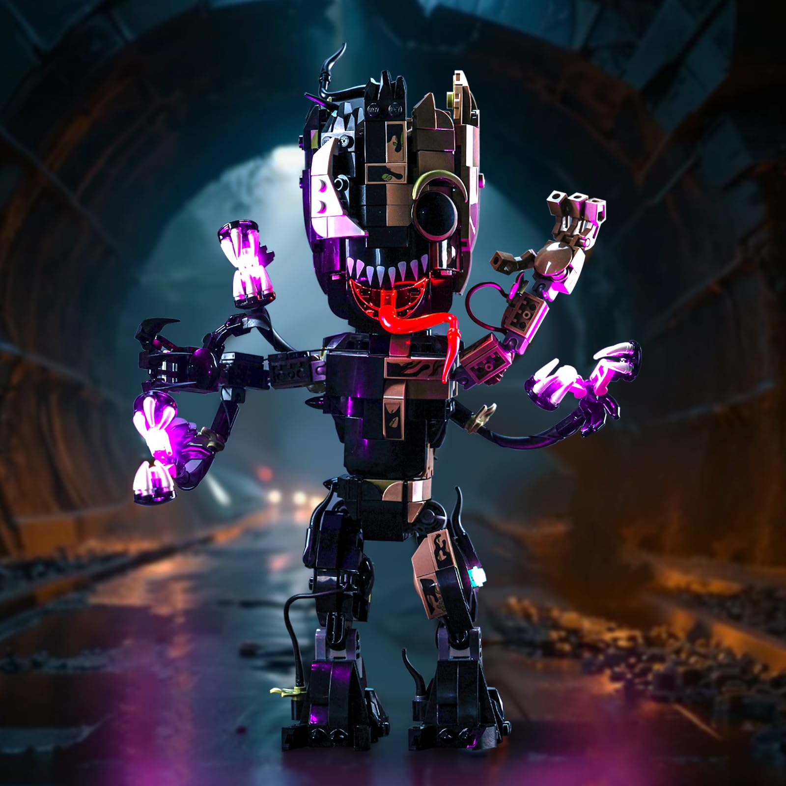 Led Light Kit for Lego Venomized Groot 76249, Led Lighting Set for Lego 76249 Marvel Venomized Groot - Not Include Models, Just Light Kit
