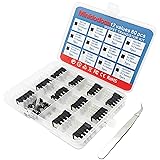 Minidodoca 12 Values 80 Pcs MOSFET Transistor