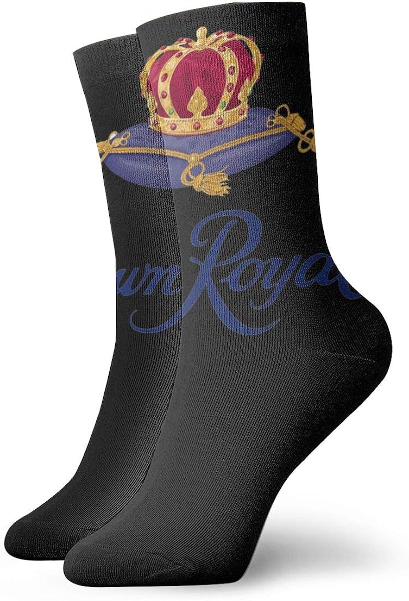 Amazon.com: JamesMMika 3D Crown Royal Unisex Short Socks Cotton Crew Short Socks For Mens Womens 