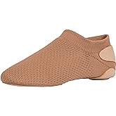 Linodes Unisex 019 Nylon Upper Leather Sole Slip-on Jazz Shoe for Women and Men's Dance Shoes