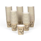 Smygoods Disposable Coffee Cups, To Go Paper Hot Cups, Classic Design (6 OZ, 100 Count) For Hot Beverages, Coffee, Tea, Espresso, Cocoa - Vasos Para Cafe