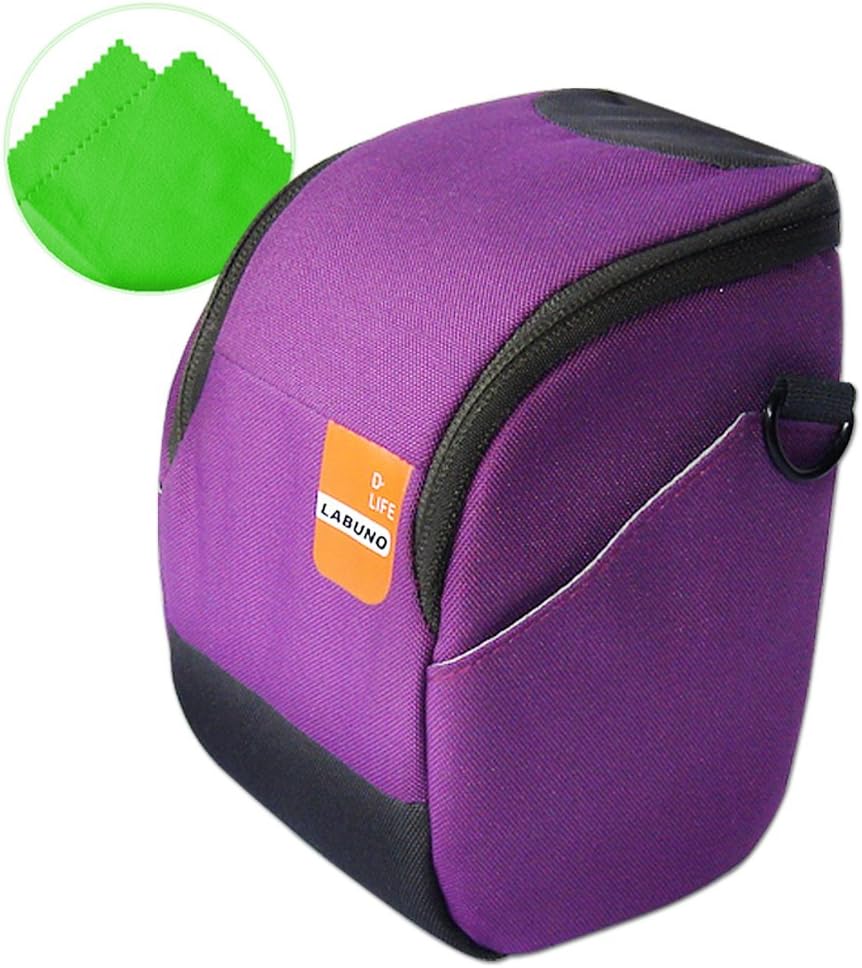 Accesorios G1x Mark Ii G3x Morado First2savvv v0703 6407 Funda Protectora Con Bandolera Ajustable Bolsa Para Dlsr Camara De Fotos Para Canon Powershot Sx4 Sx410 Eos M10 Eos M3 Electronica Terenowiec Com