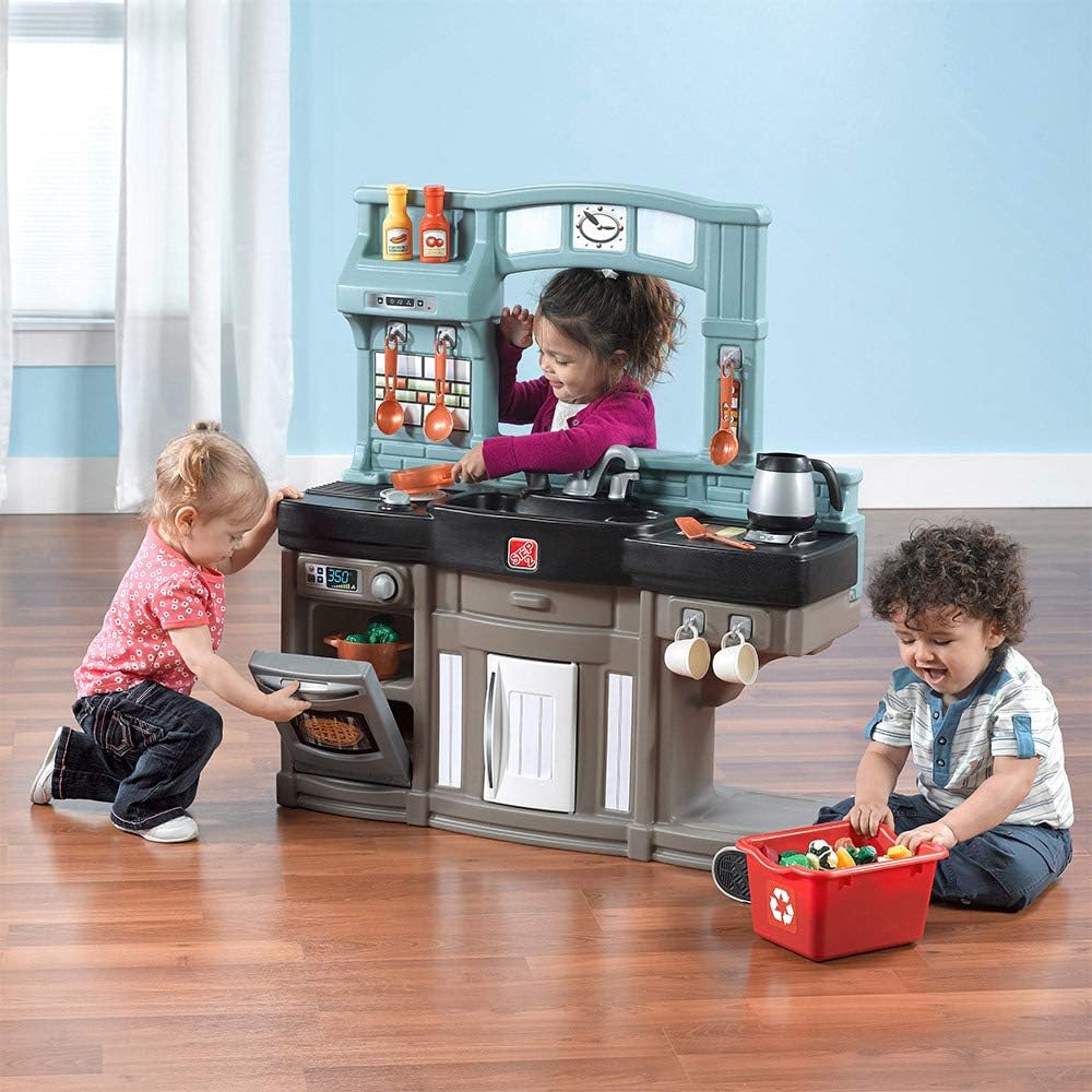 step2 best chef's play kitchen with 25 piece accessory set