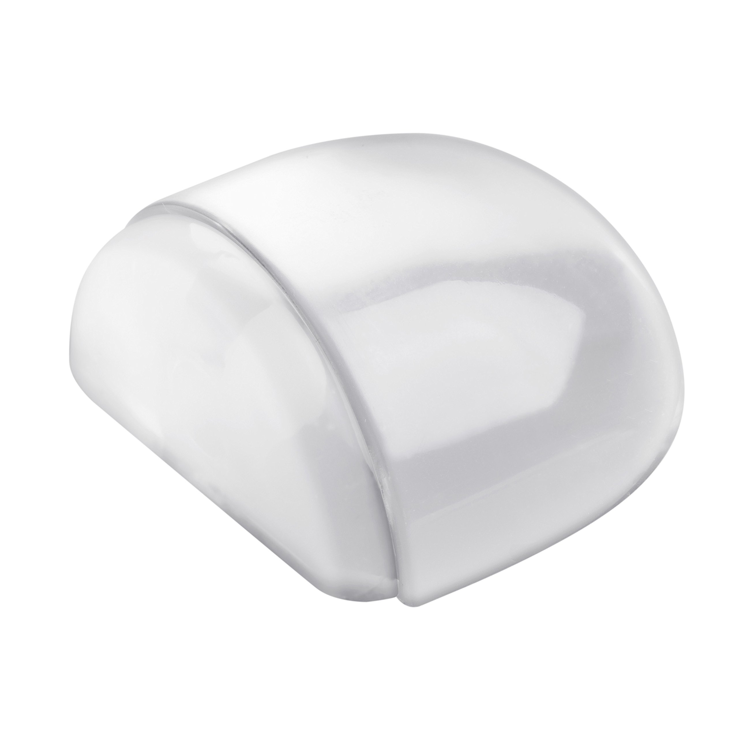 Master Door Stop Transparent - 26 x 42 mm - Floor Mounted - Self-Adhesive Removable without Leaving Behind Wall Stop - Door Stop - Rubber Buffer - Wall Protector-Door Stop-431767