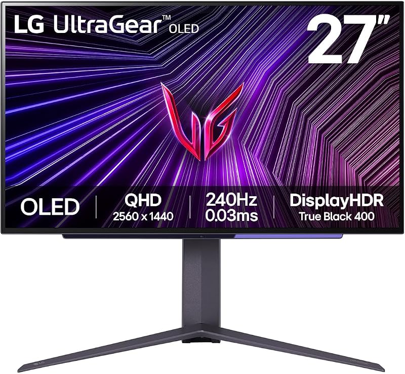 LG UltraGear OLED Gaming Monitor 27GS95QE 27" 1440p 240Hz 0.03ms G-Sync