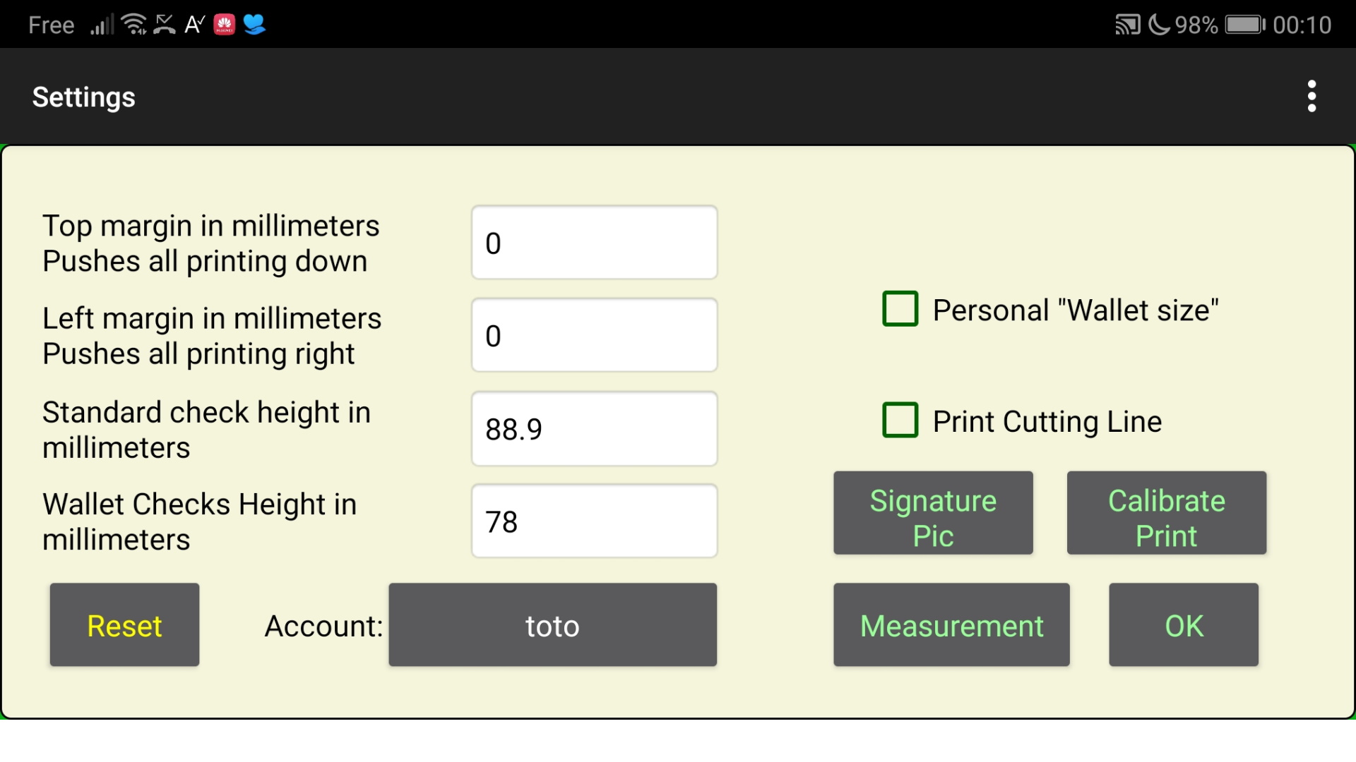 Check Writer for Android