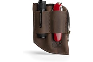 Hide & Drink, Leather EDC Pocket Wallet, Cash Organizer, Card Holder, Accessories, Handmade Includes 101 Year Warranty :: Bou