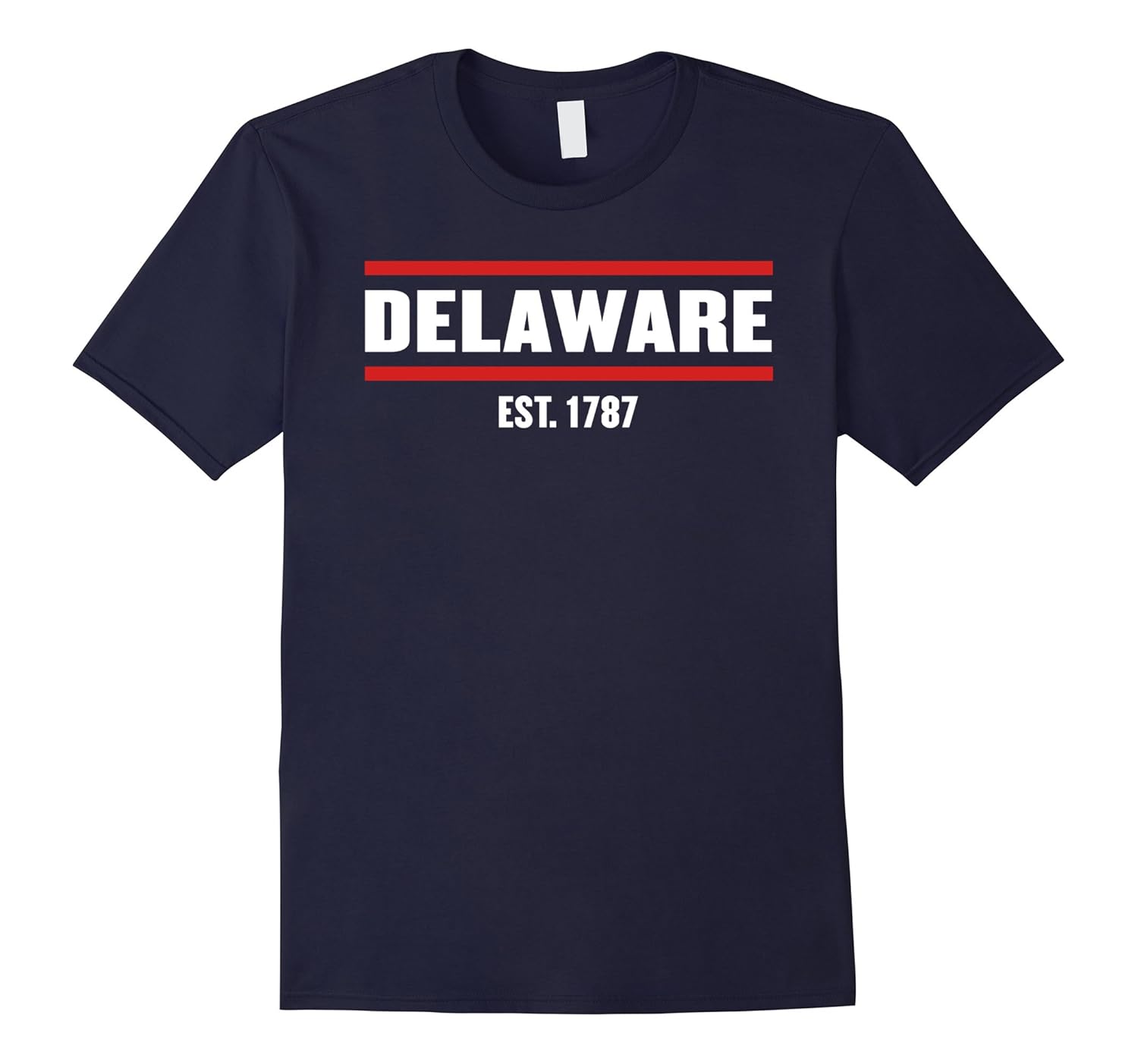 Delaware Est 1787 T-Shirt-Rose