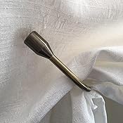 FUNRUI Curtain Tieback Hooks U Style Metal Tie Backs for Curtains Modern Design Tiebacks for Voiles Curtain Holdback 2 Pack Bronze HomeRex