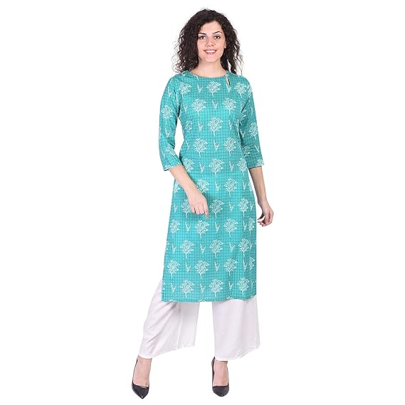 Women's Cotton Straight Kurta