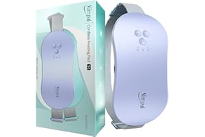 Slimpal Period Heating Pad for Cramps, FSA HSA Eligible, Portable Heat Pad for Menstrual Cramp Relief, Electric Cordless Heating Belt, 3 Timer Auto Off Setting, Gifts for Her Women Girl Wife, Purple
