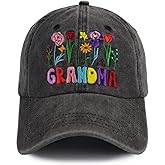 Gigi Gifts for Grandma, Mimi Grandma Nana Hat, Mothers Day Birthday Retirement Gifts for Gigi, Mimi, Women, Grandmother, Mama, Wife, Mom, Aunt, Adjustable Washed Cotton Grandmas Garden Baseball Cap